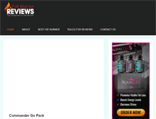Tablet Screenshot of fatburnerreviewsite.com